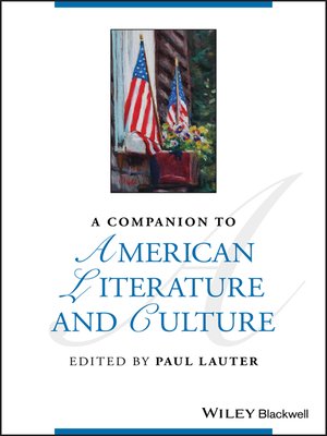 cover image of A Companion to American Literature and Culture